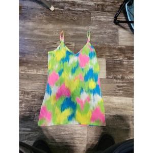 Multi color women's tank top